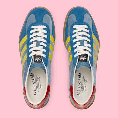 blue gucci gazelle